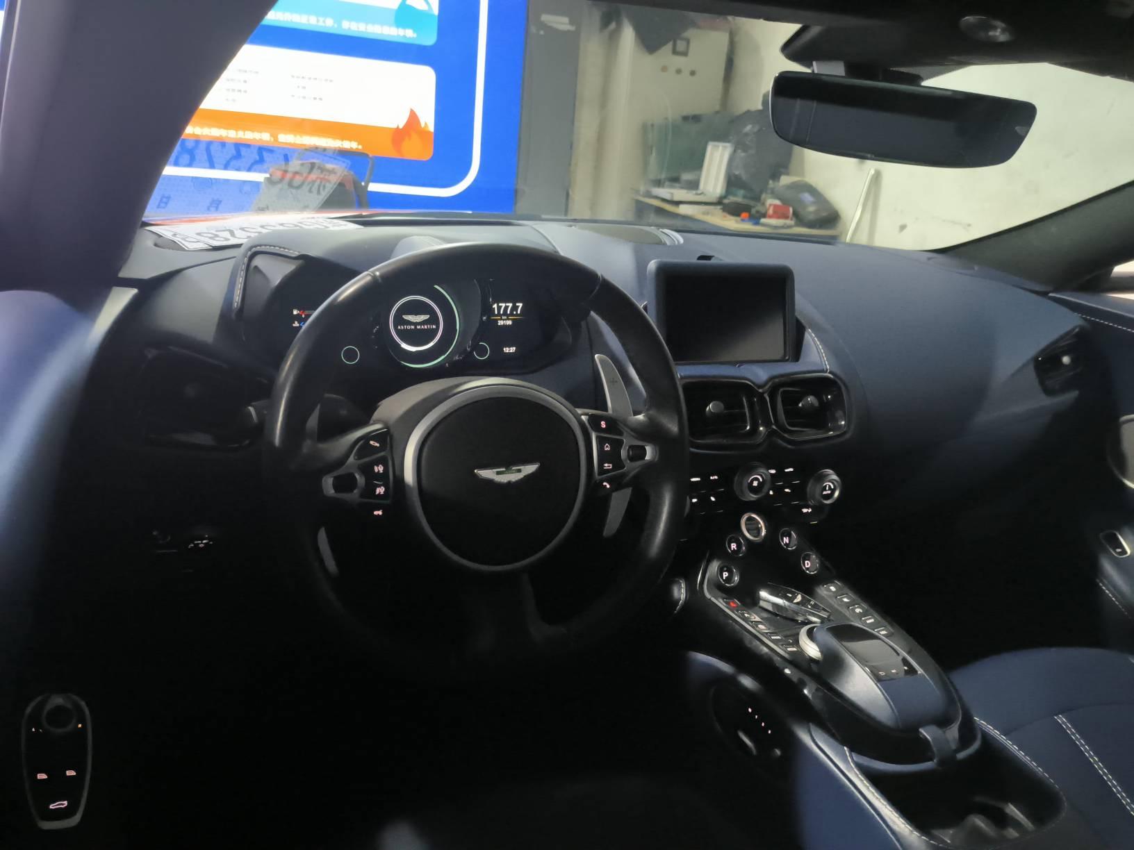 二手阿斯顿·马丁 V8 Vantage 蓝色/蓝色 2018款 4.0T V8 Coupe