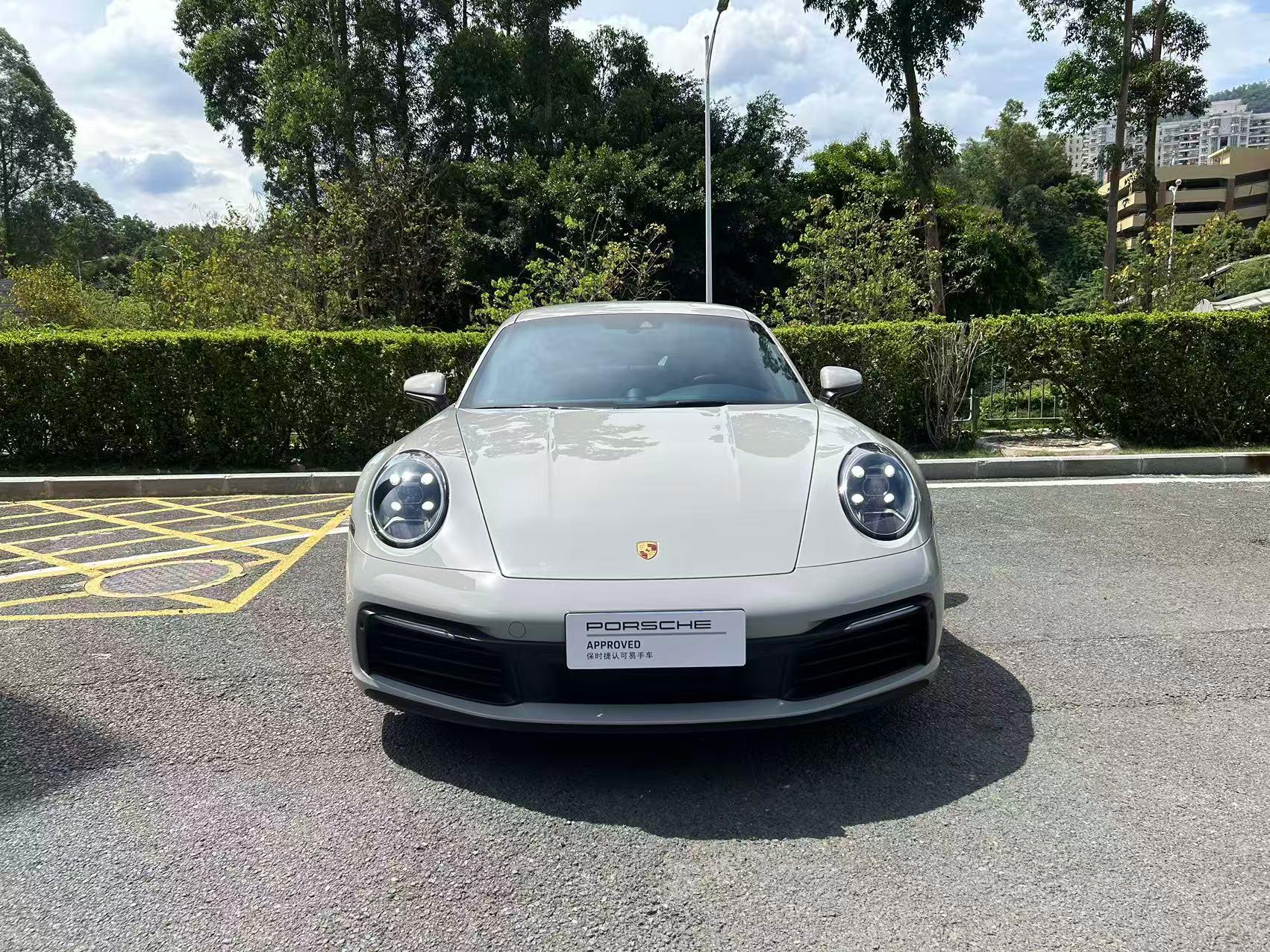 二手保时捷 911 哑灰/黑色 2023款  Carrera 3.0T