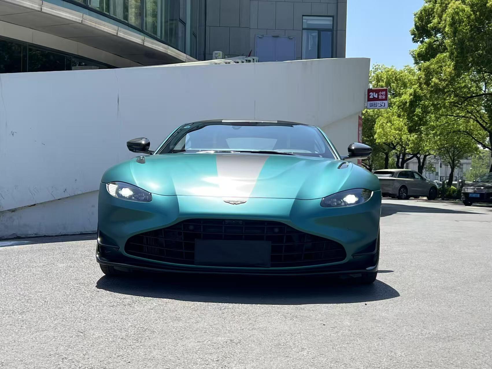 二手阿斯顿·马丁 V8 Vantage 绿色/黑色 2023款 4.0T V8 F1 Edition Coupe