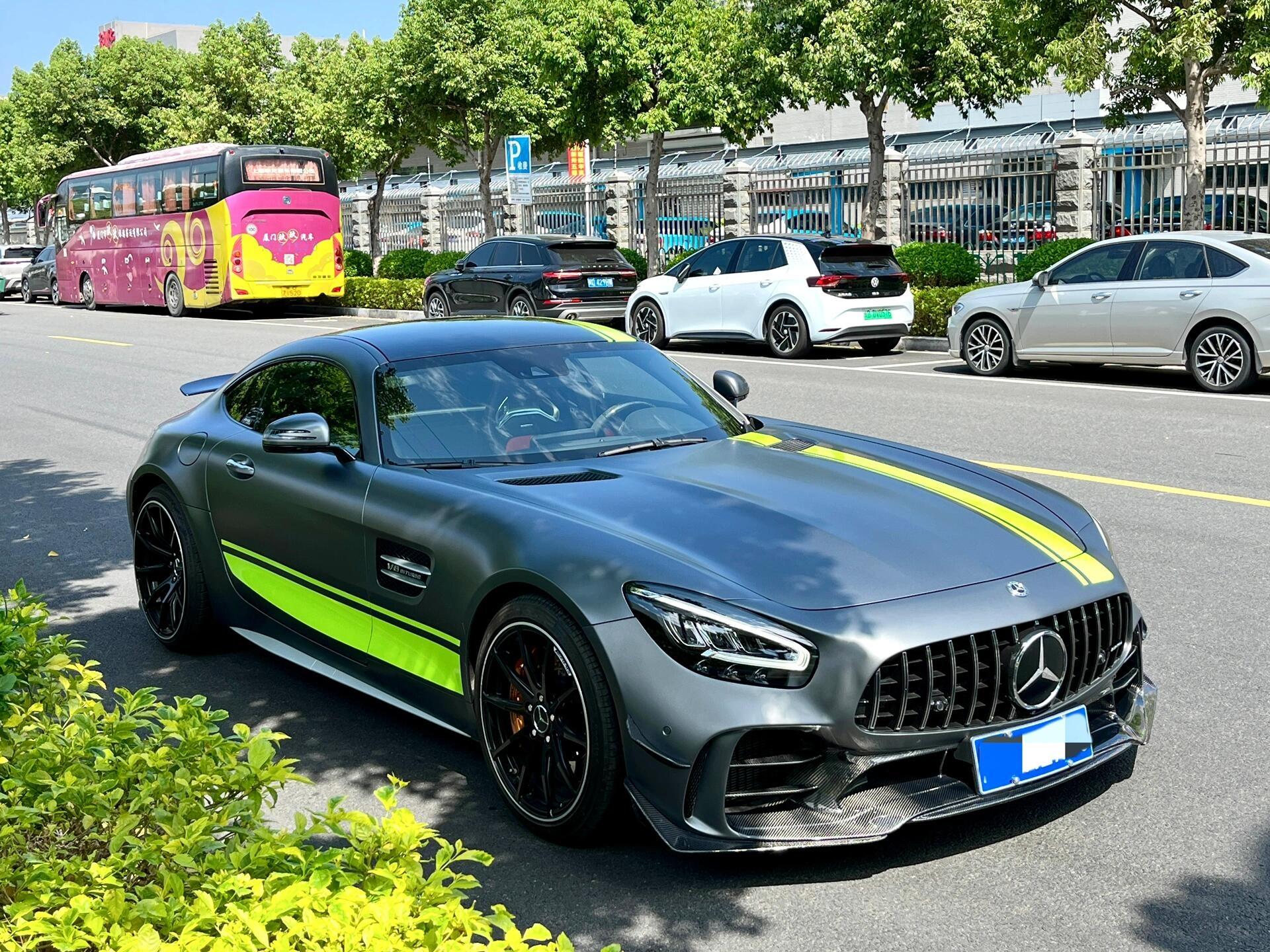 二手奔驰 AMG GT 银灰色/红色 2019款 GT C