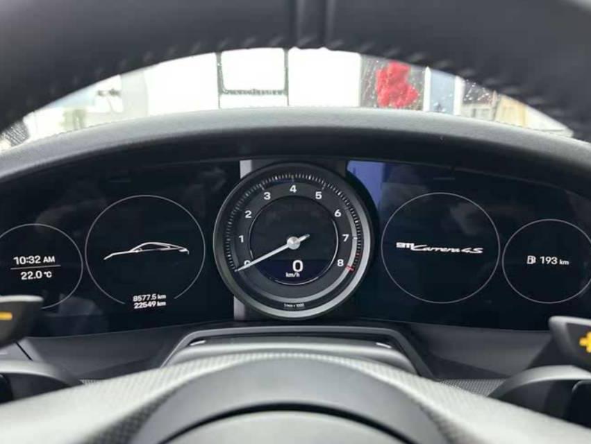 二手保时捷 911 蓝色/黑色 保时捷911 Carrera 4S 3.0T 中规版