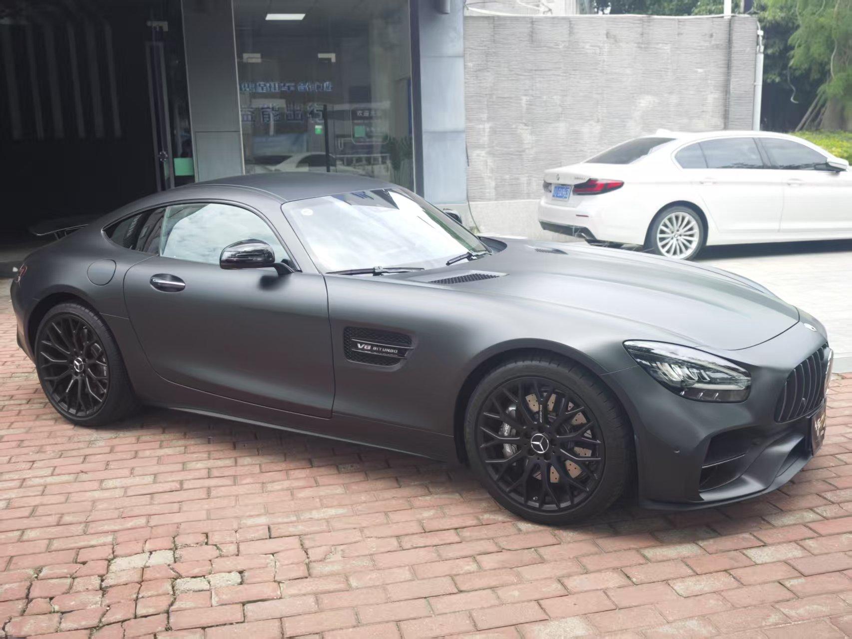 二手奔驰 AMG GT 浅哑光灰/黑色 2021款 暗夜特别版