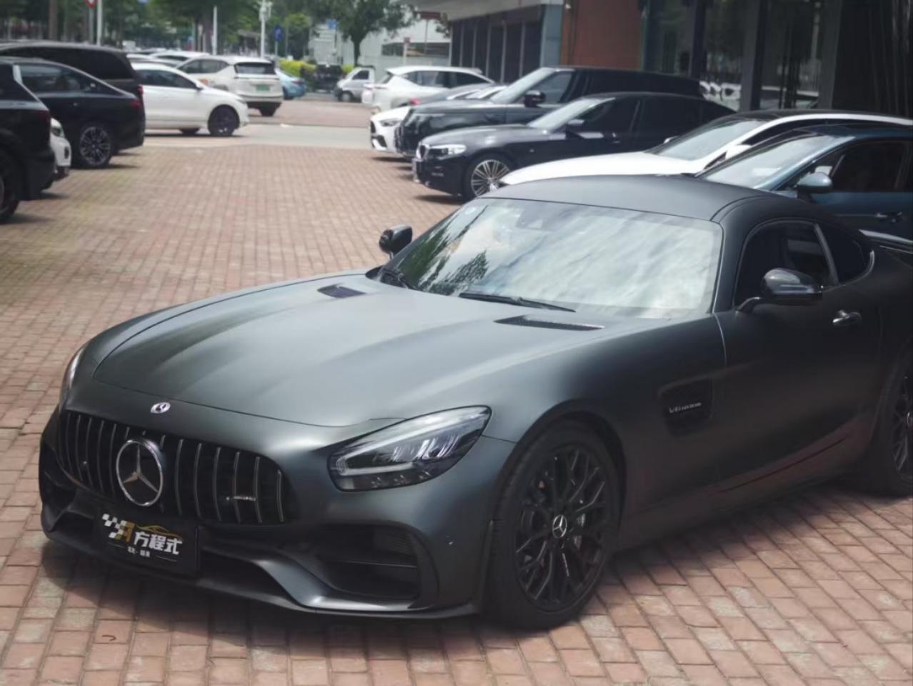 二手奔驰 AMG GT 浅哑光灰/黑色 2021款 暗夜特别版