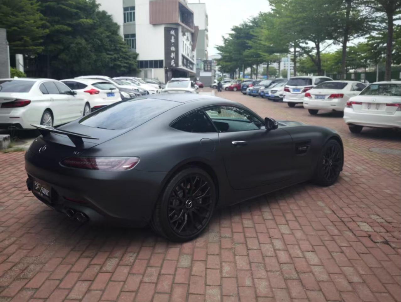 二手奔驰 AMG GT 浅哑光灰/黑色 2021款 暗夜特别版