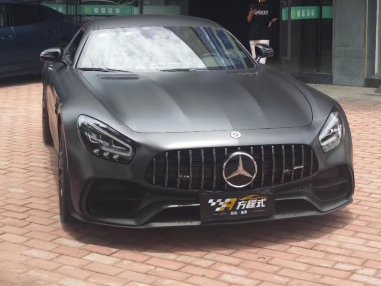 二手奔驰 AMG GT 浅哑光灰/黑色 2021款 暗夜特别版