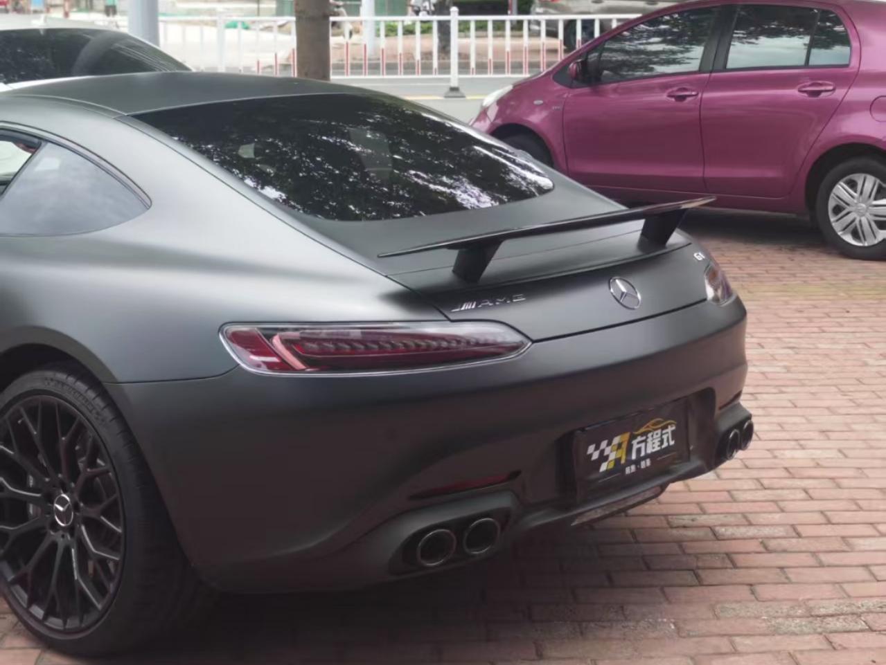 二手奔驰 AMG GT 浅哑光灰/黑色 2021款 暗夜特别版