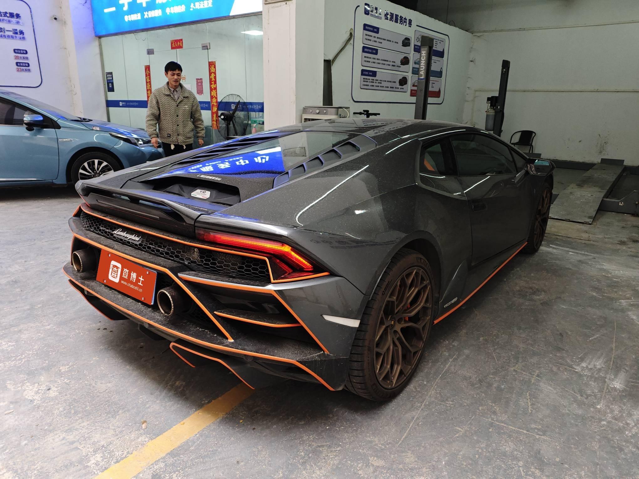 二手兰博基尼 Huracán 灰色/橙色 2020款 Huracán EVO RWD