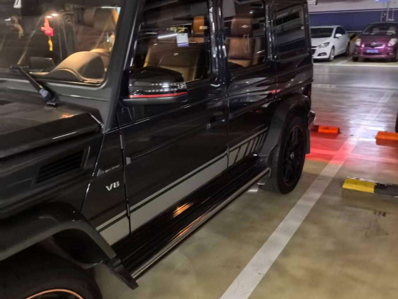 二手奔驰 奔驰G级 银灰色/棕色 2018款 G 500