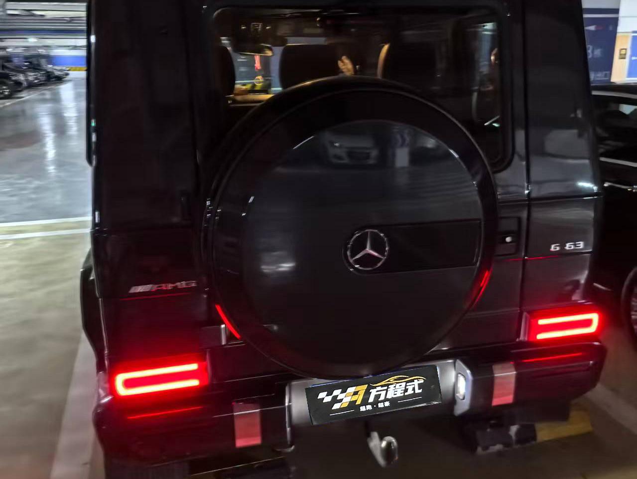 二手奔驰 奔驰G级 银灰色/棕色 2018款 G 500