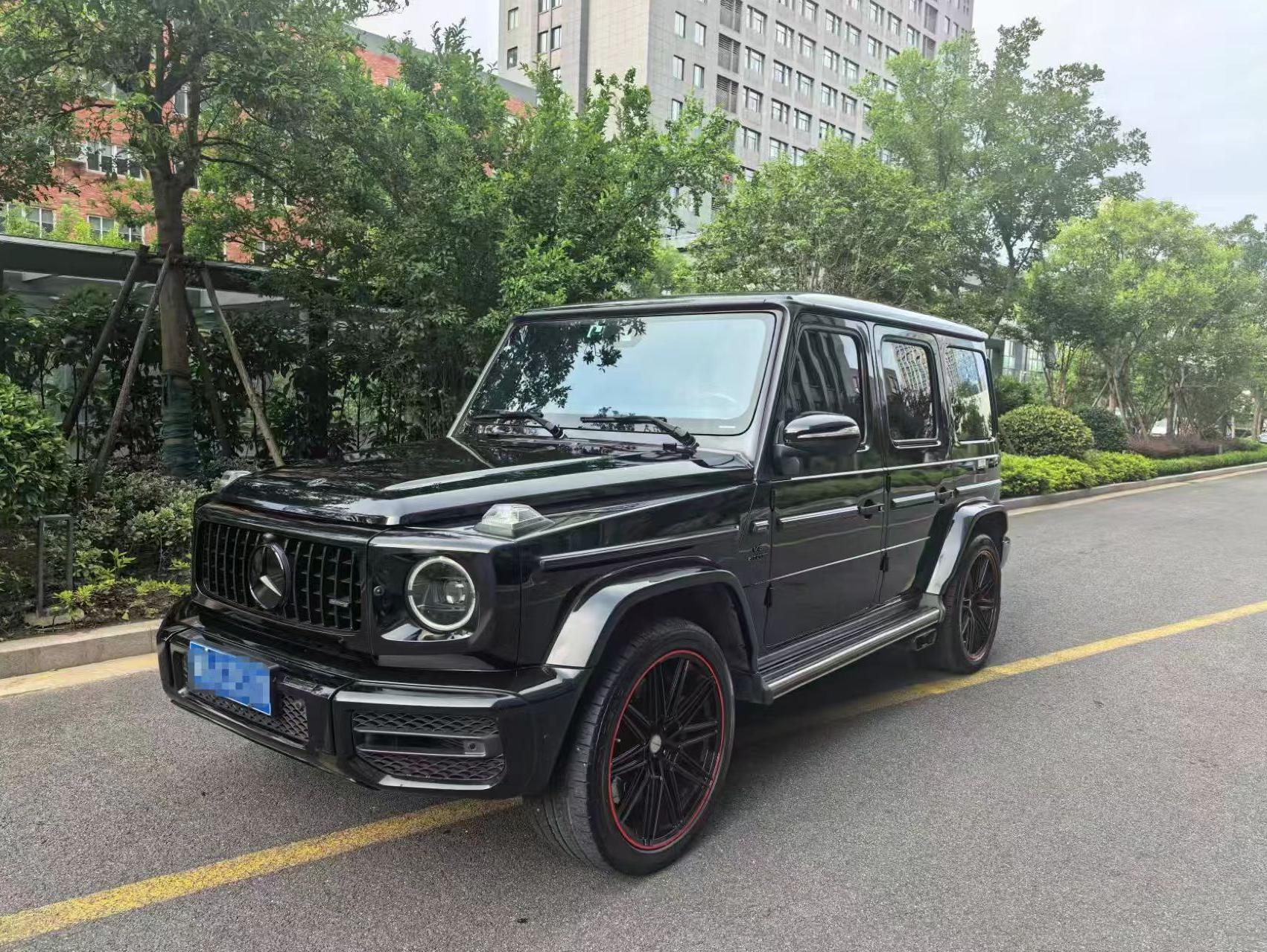 二手奔驰 奔驰G级 黑色/棕色 2019款 G500