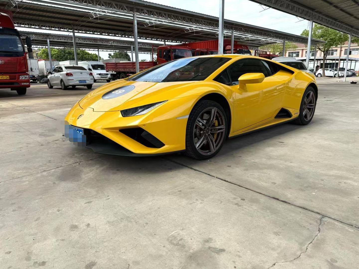 二手兰博基尼 Huracán 黄色/黑色 2020款 Huracán EVO RWD
