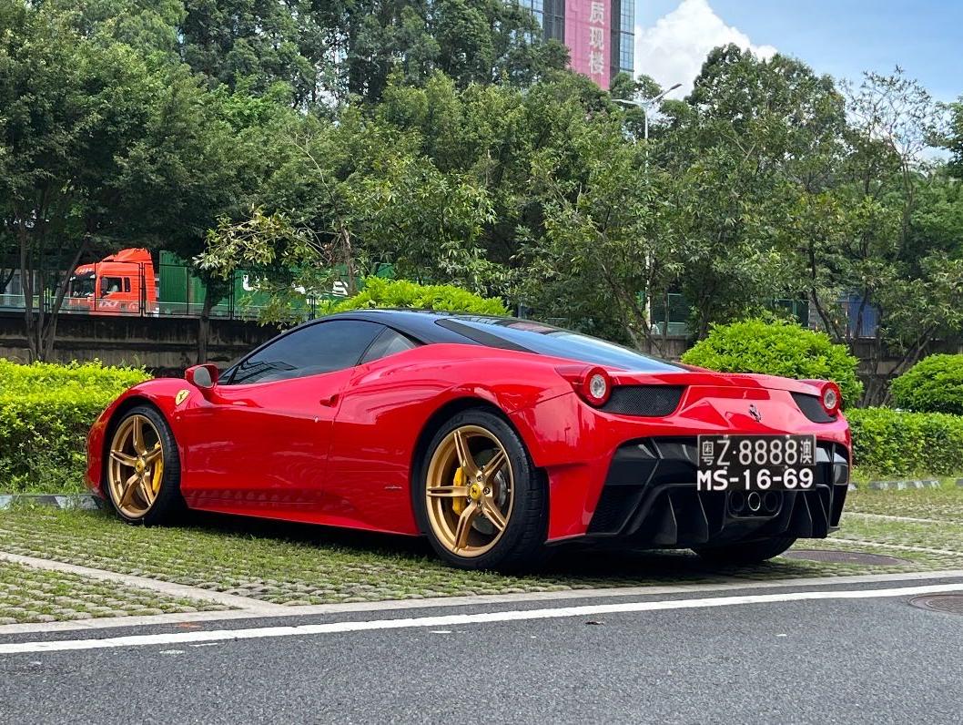 二手法拉利 458 红色/黑色 2012款 4.5L Italia 中国限量版