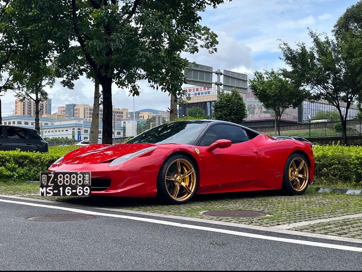 二手法拉利 458 红色/黑色 2012款 4.5L Italia 中国限量版
