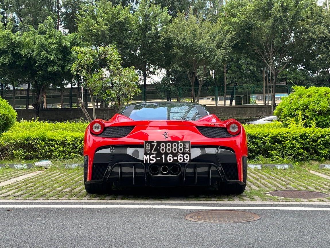 二手法拉利 458 红色/黑色 2012款 4.5L Italia 中国限量版