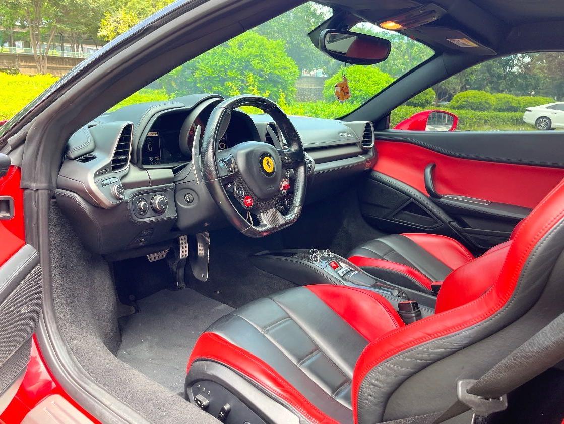 二手法拉利 458 红色/黑色 2012款 4.5L Italia 中国限量版