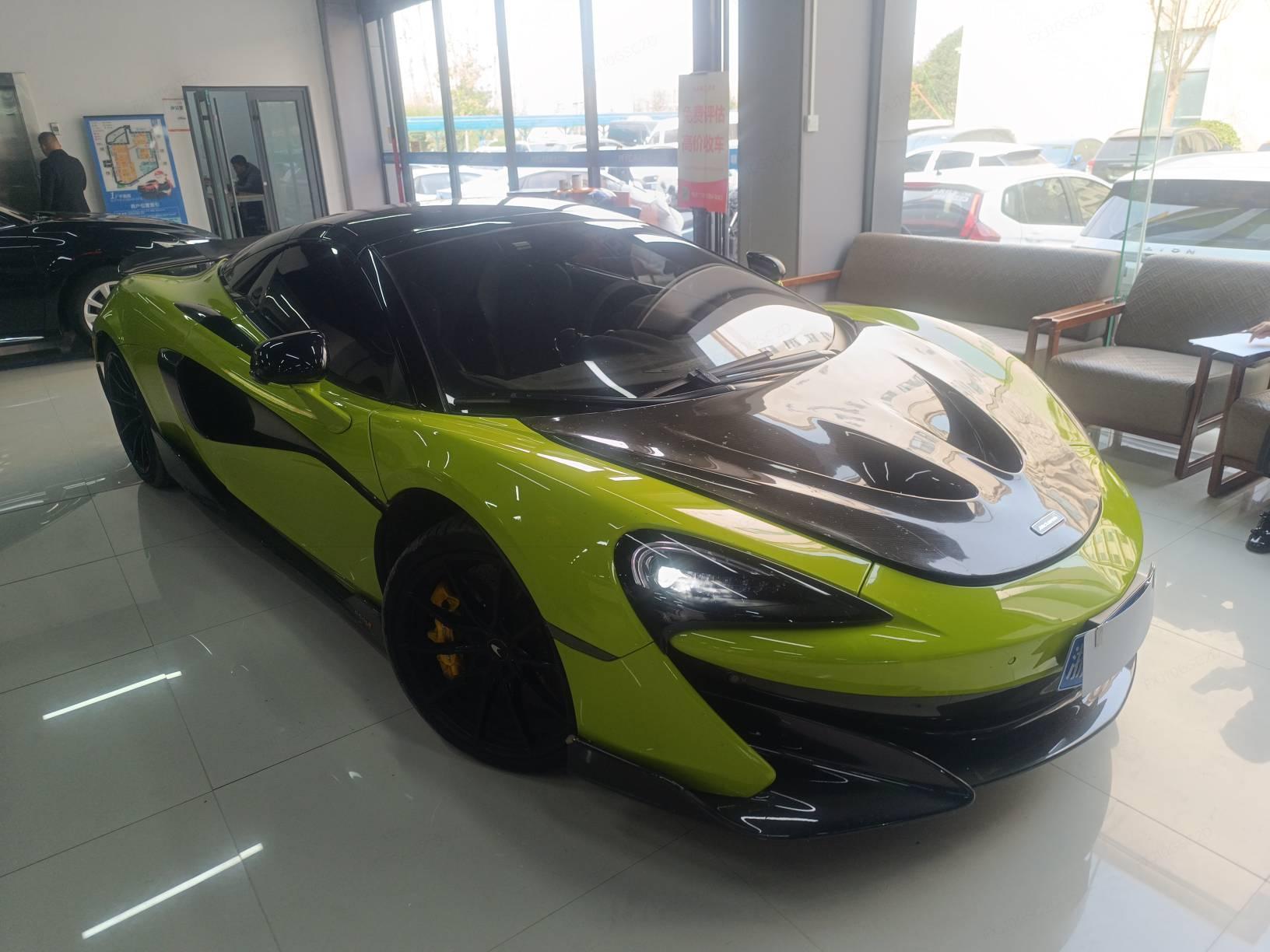二手迈凯伦 600LT 绿色/黑色 2019款 3.8T Spider