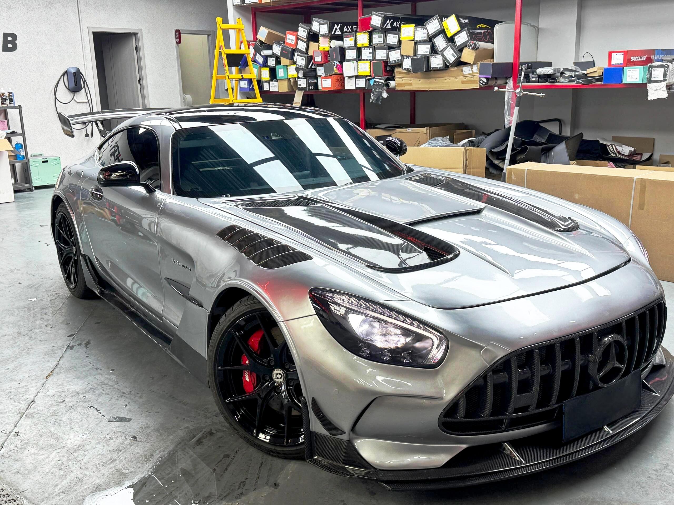 二手奔驰 AMG GT 白色/红色 2017款