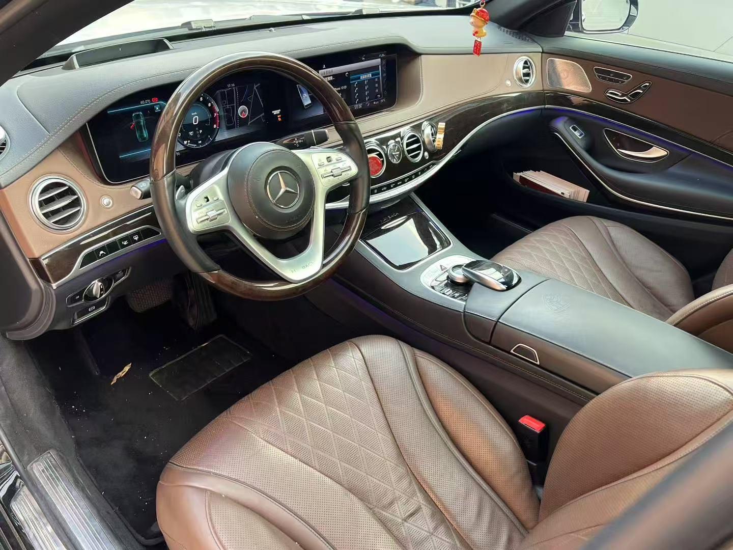 二手奔驰 迈巴赫S级 黑色/棕内 2019款 S450 4MATIC