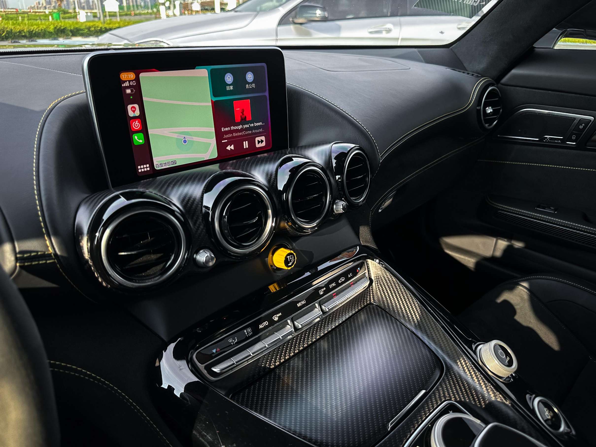 二手奔驰 AMG GT 魔焰绿/黑色 2017款 GT R