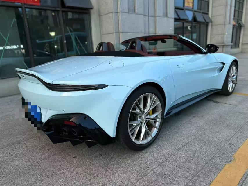 二手阿斯顿·马丁 V8 Vantage 灰色/红色 2020款 4.0T V8 Roadster