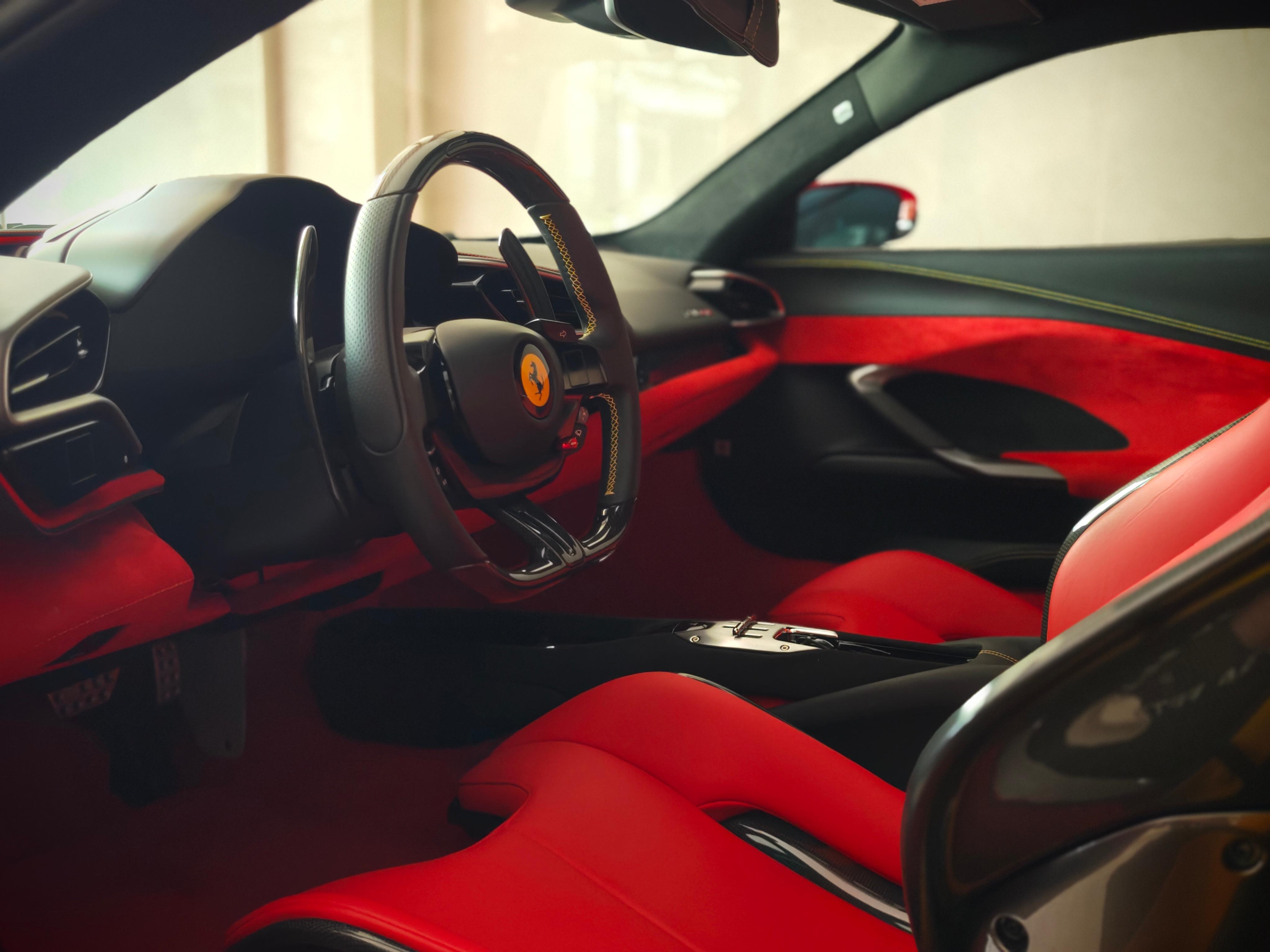 二手法拉利 296 GTB 红色/红色 2021款 3.0T 