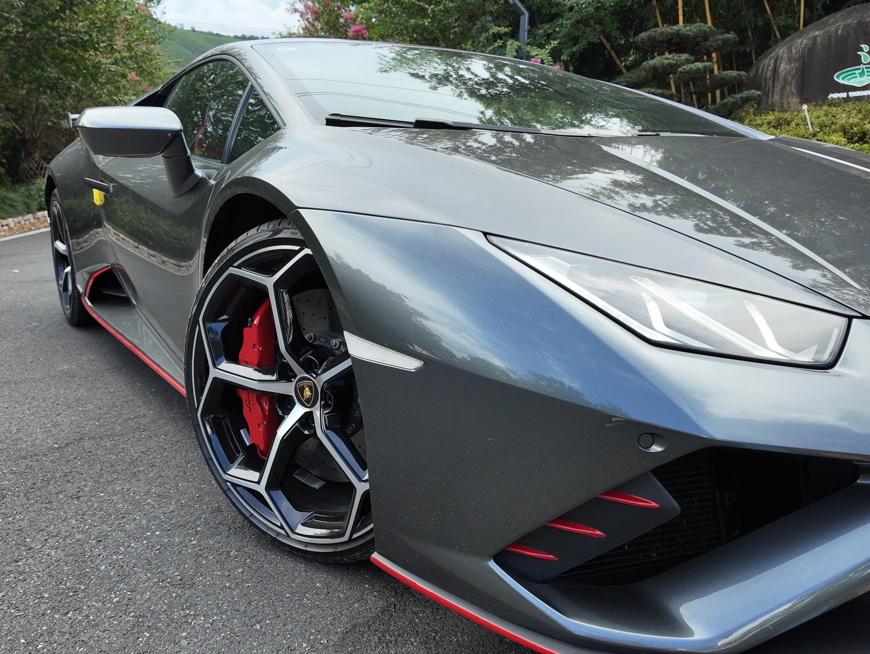 二手兰博基尼 Huracán 银灰色/红色 2020款 Huracán EVO RWD