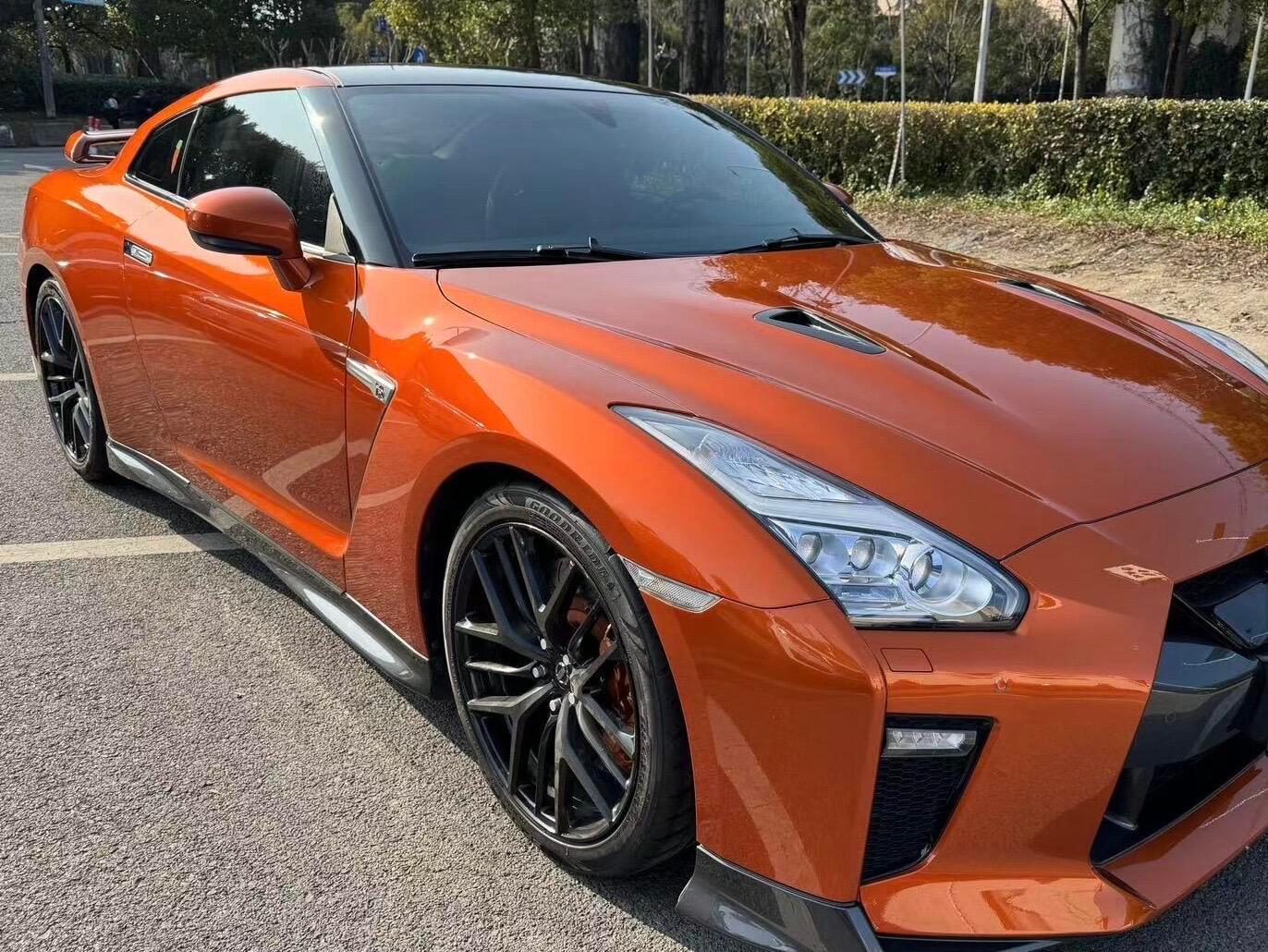 二手日产 GT-R 橙色/黑色 2017款 3.8T