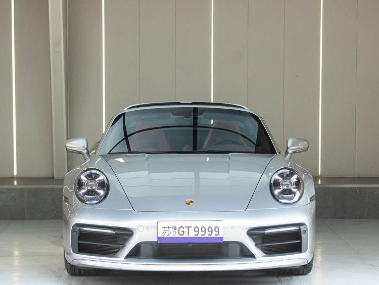 二手保时捷 911 银色/红色  2022款 Targa 4 3.0T