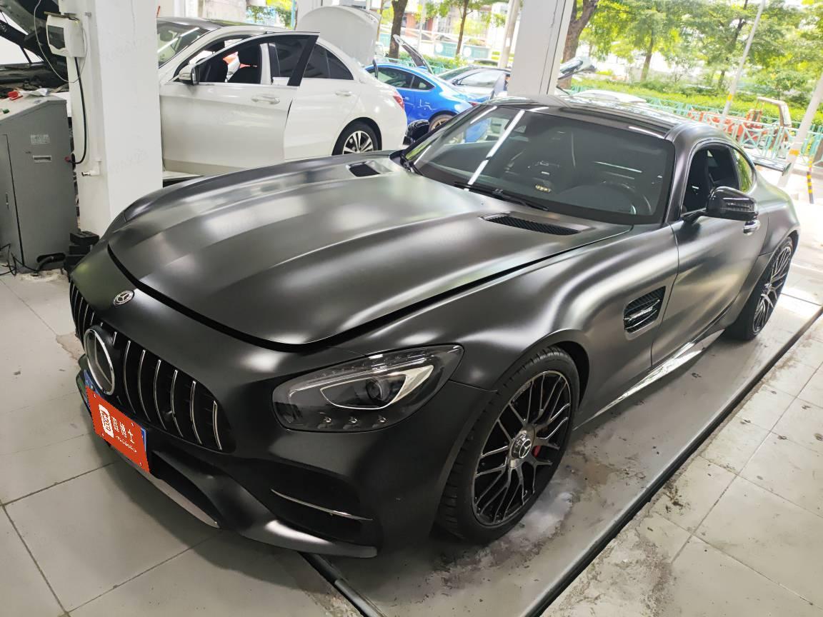 二手奔驰 AMG GT 灰色/黑色 2018款  GT C 中国特别版
