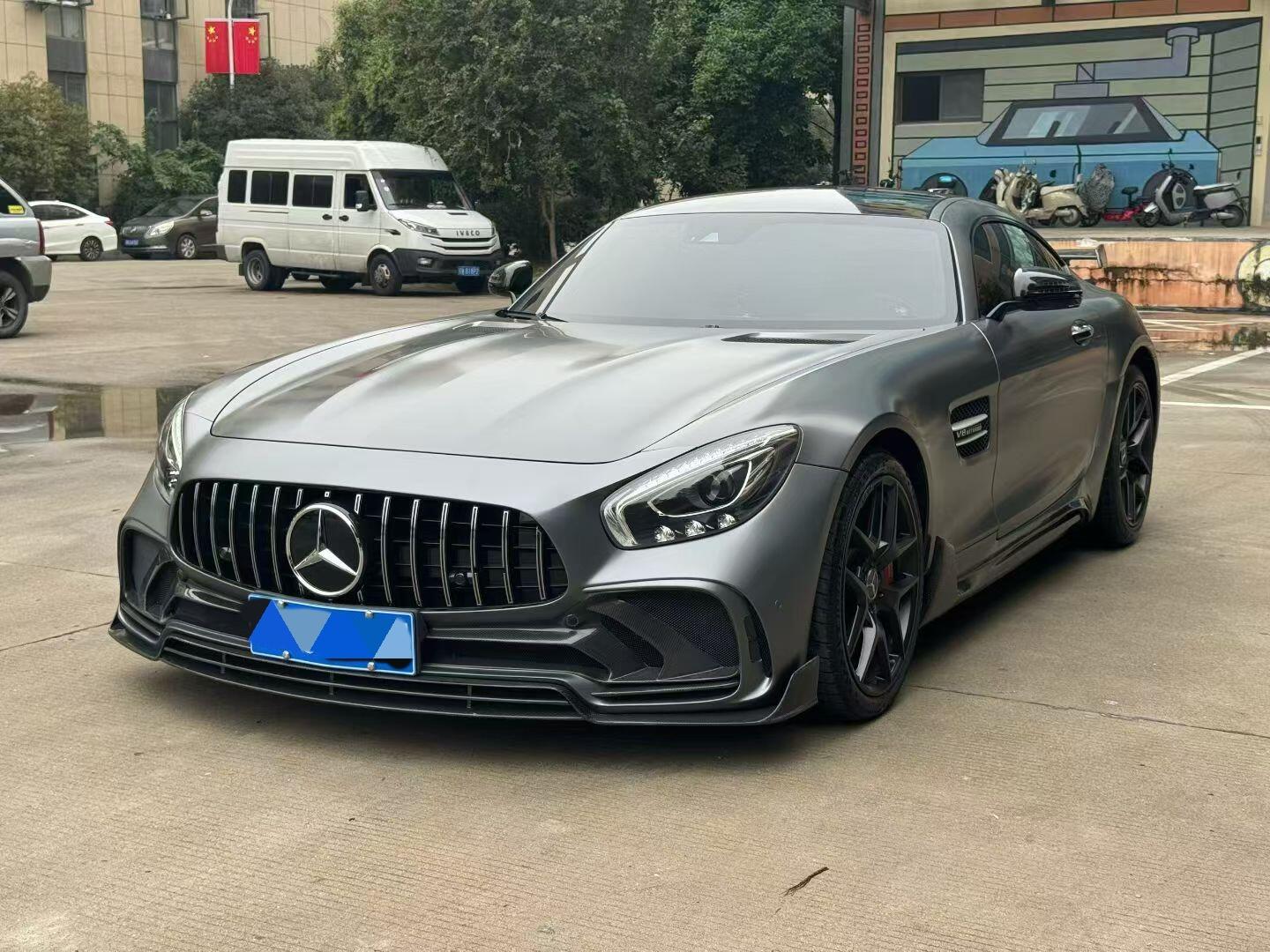 二手奔驰 AMG GT 银灰色/红色 2017款