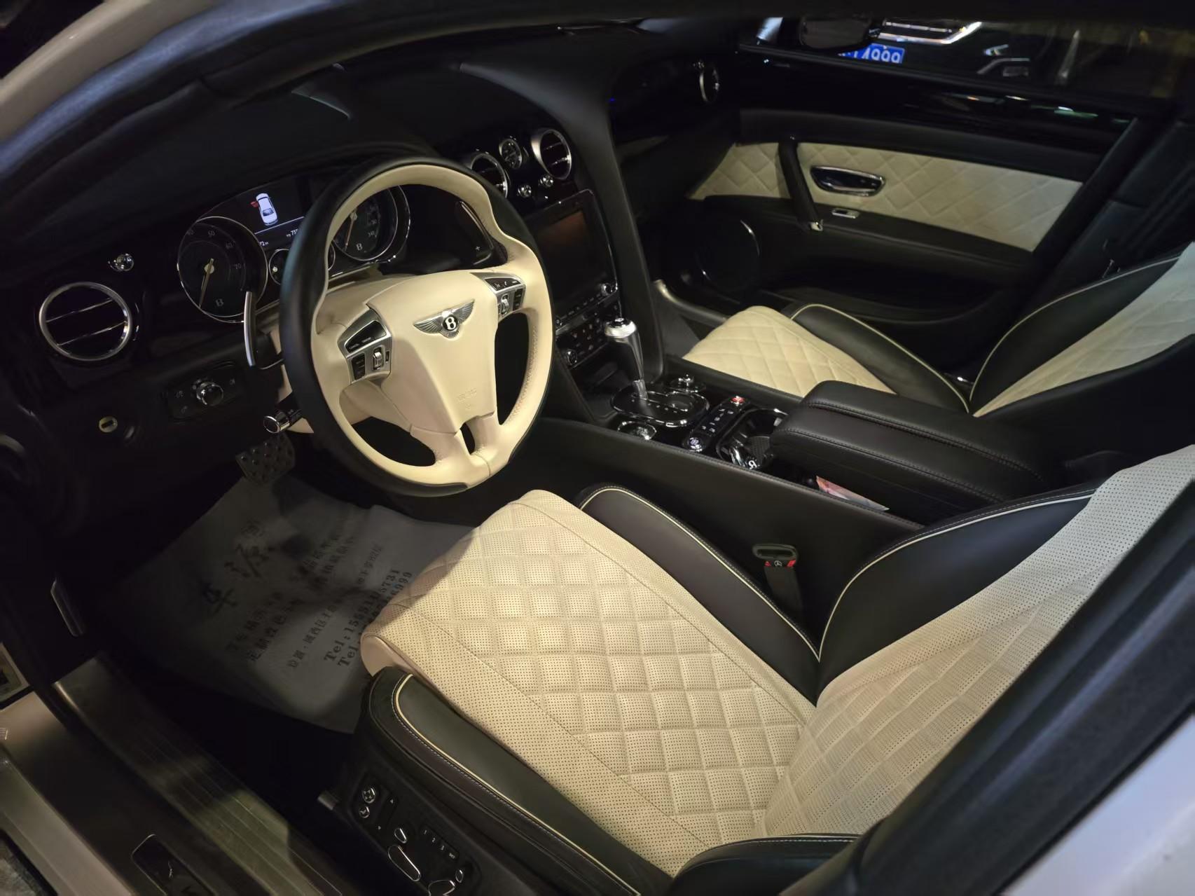 二手宾利 飞驰 白色/白色 2017款 4.0T V8 S 标准版