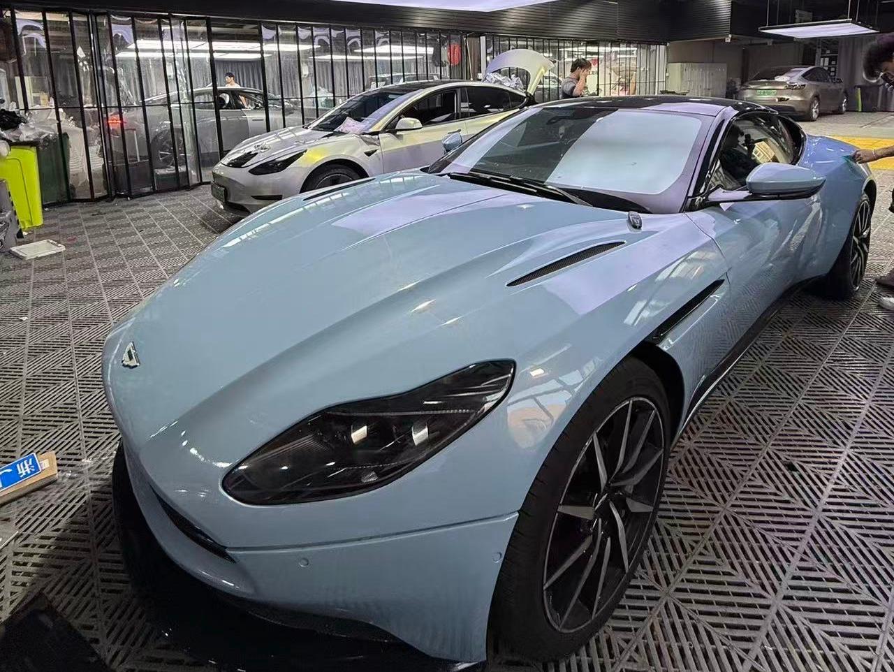 二手阿斯顿·马丁 DB11 蓝色/蓝色 2019款 4.0T V8 Coupe