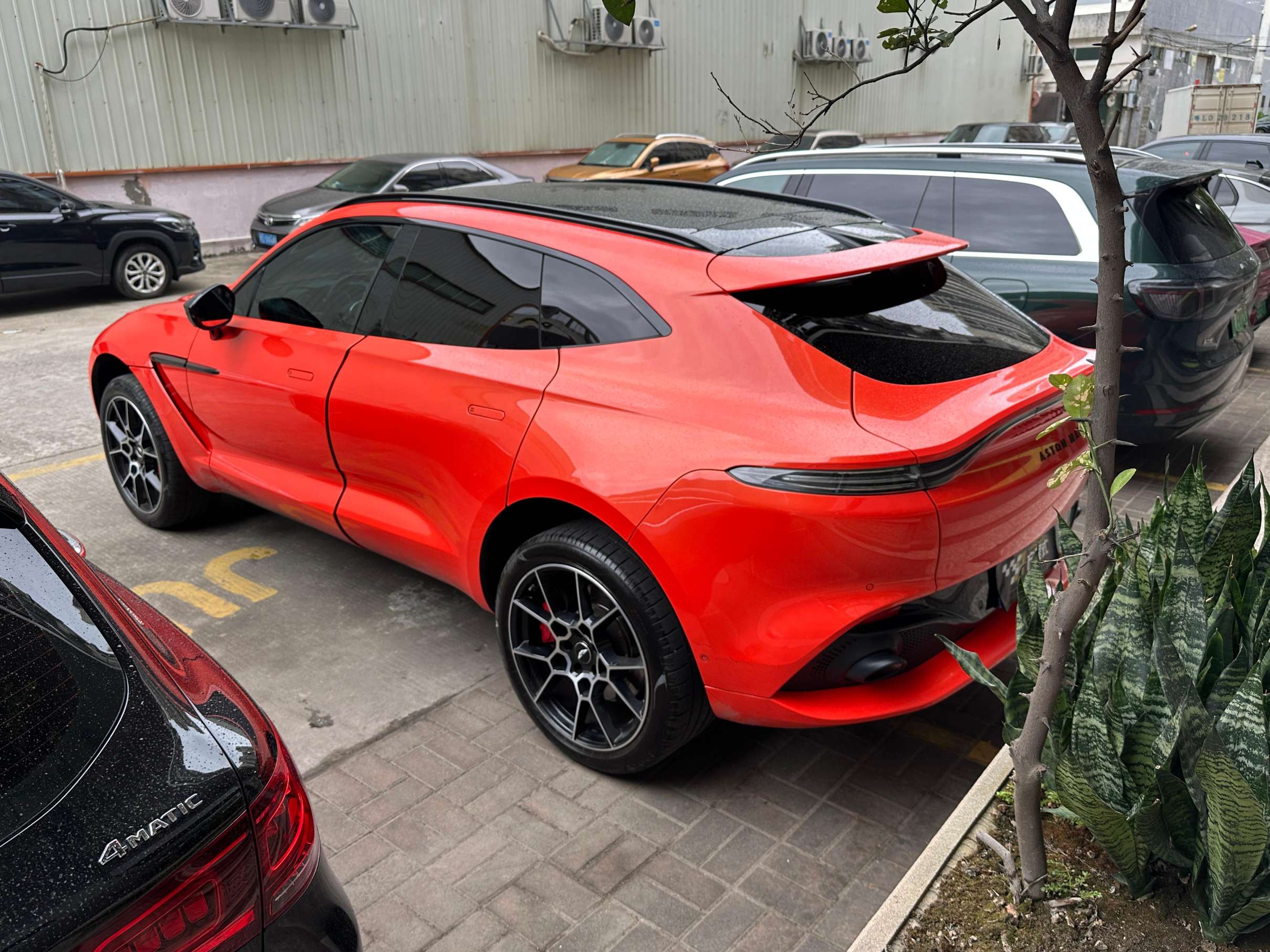 二手阿斯顿·马丁 DBX 珍珠橙/黑色 2021款 4.0T V8 无瑕之焰