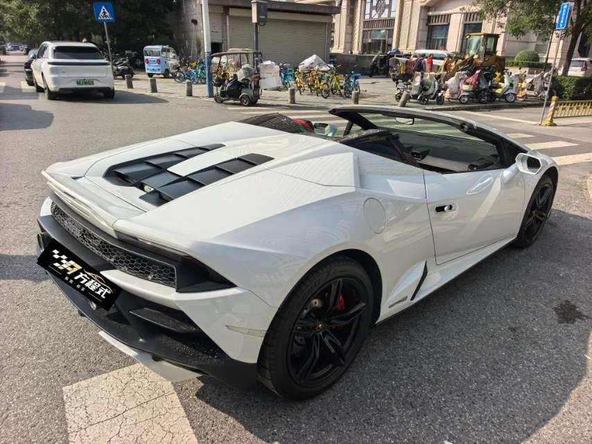二手兰博基尼 Huracán 白色/红色 2020款 Huracán EVO RWD Spyder
