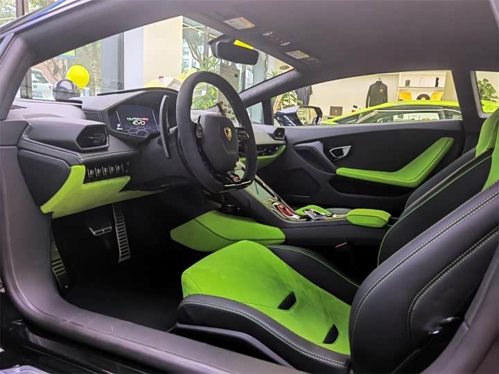 二手兰博基尼 Huracán 黑色/绿色 2020款 Huracán EVO RWD
