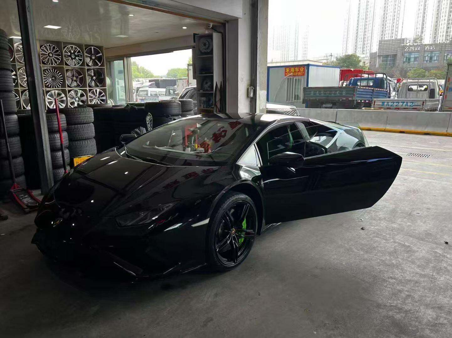 二手兰博基尼 Huracán 黑色/绿色 2020款 Huracán EVO RWD