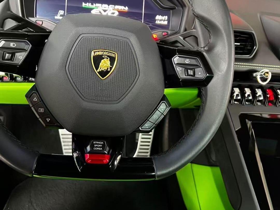 二手兰博基尼 Huracán 黑色/绿色 2020款 Huracán EVO RWD