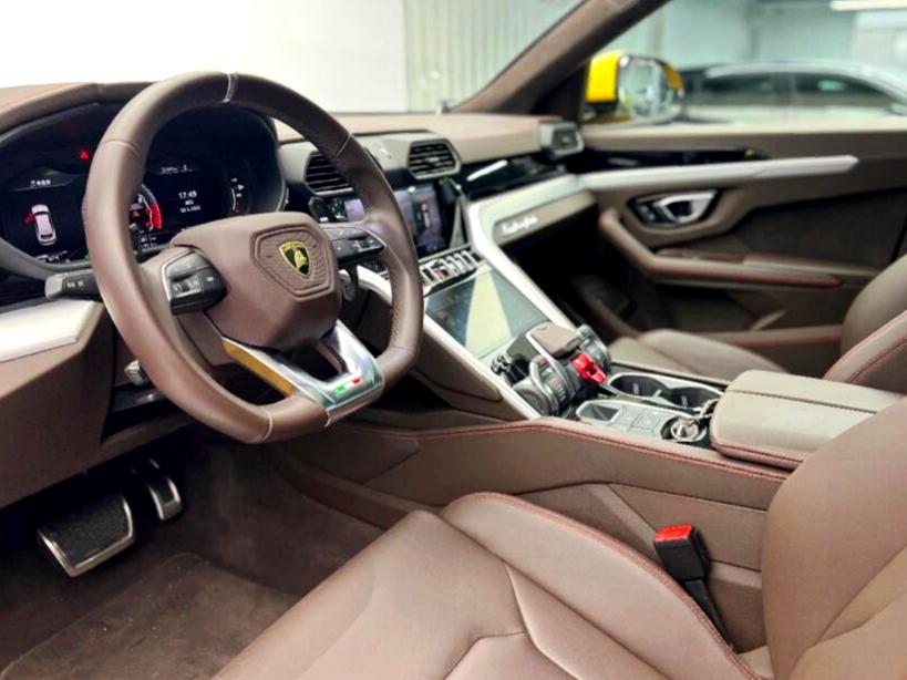 二手兰博基尼 Urus 黄色/马鞍棕 2021款 4.0T V8