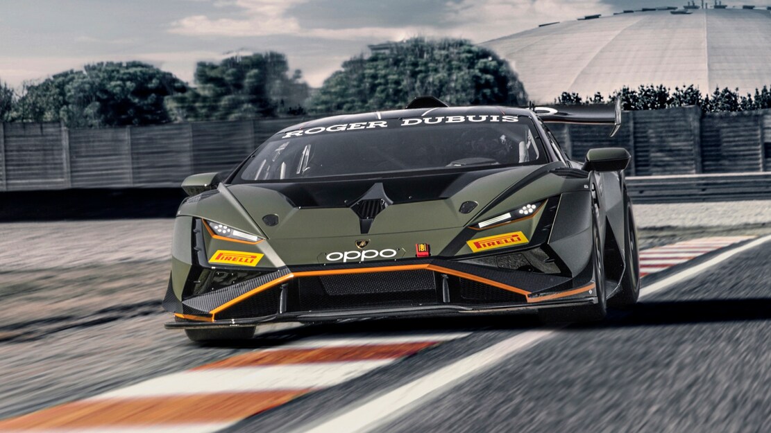 兰博基尼展示险恶的 Huracán Super Trofeo Evo2 Racer