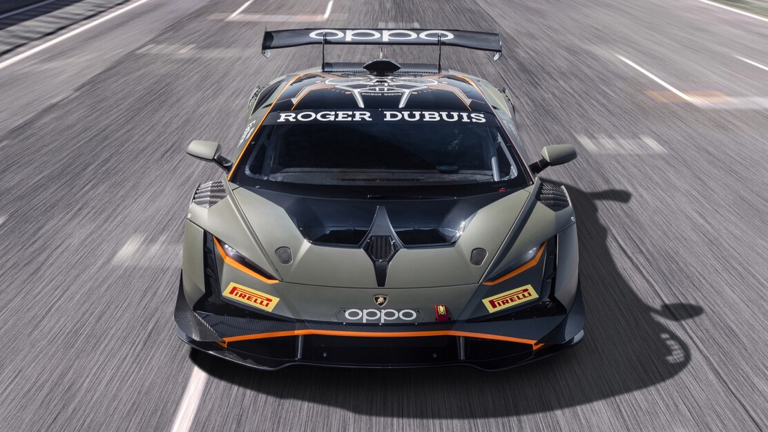 兰博基尼展示险恶的 Huracán Super Trofeo Evo2 Racer