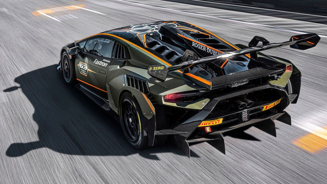 兰博基尼展示险恶的 Huracán Super Trofeo Evo2 Racer