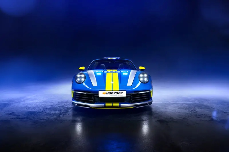 华丽的警车，TechArt改装保时捷911 Targa，性能颜值两不误!