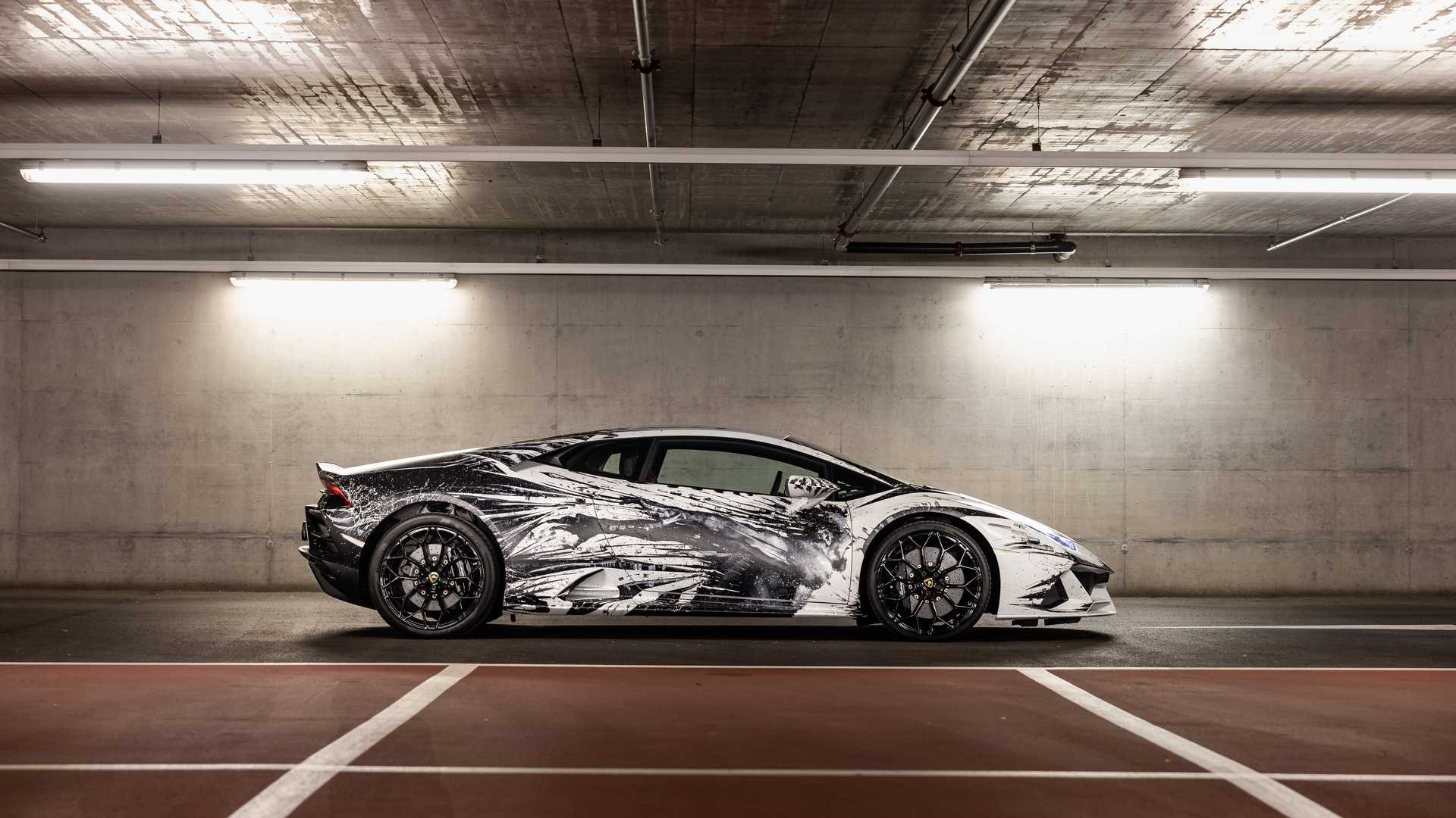 兰博基尼 Huracan Evo特别版曝光 牛头怪壁画外观完美涂鸦