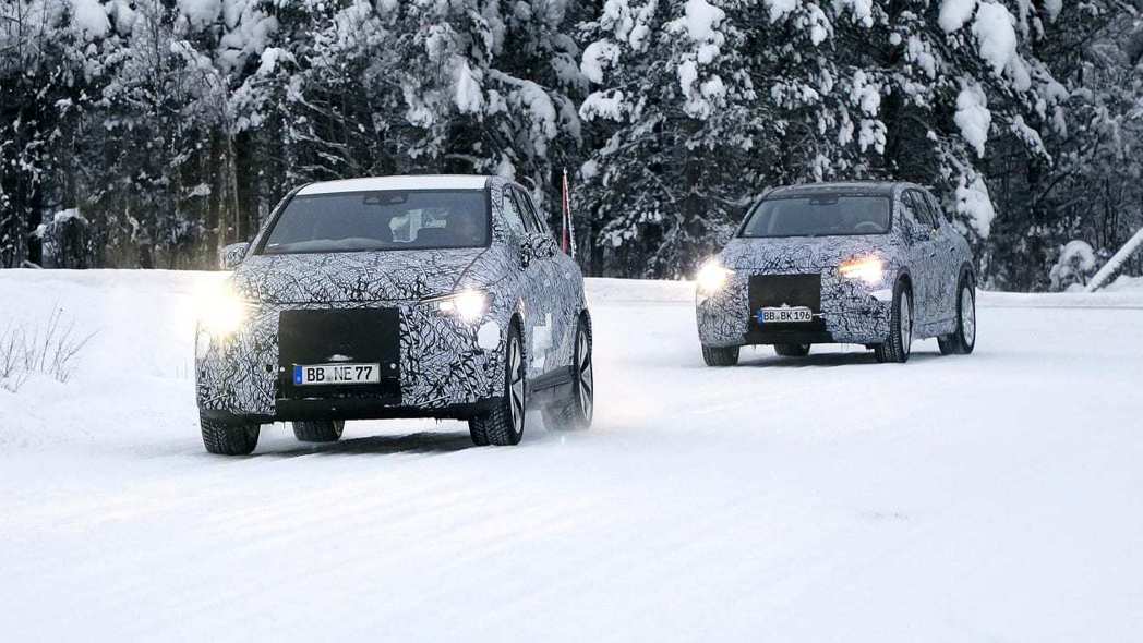 2023 Mercedes EQE运动休旅雪地测试 剑指BMW iX