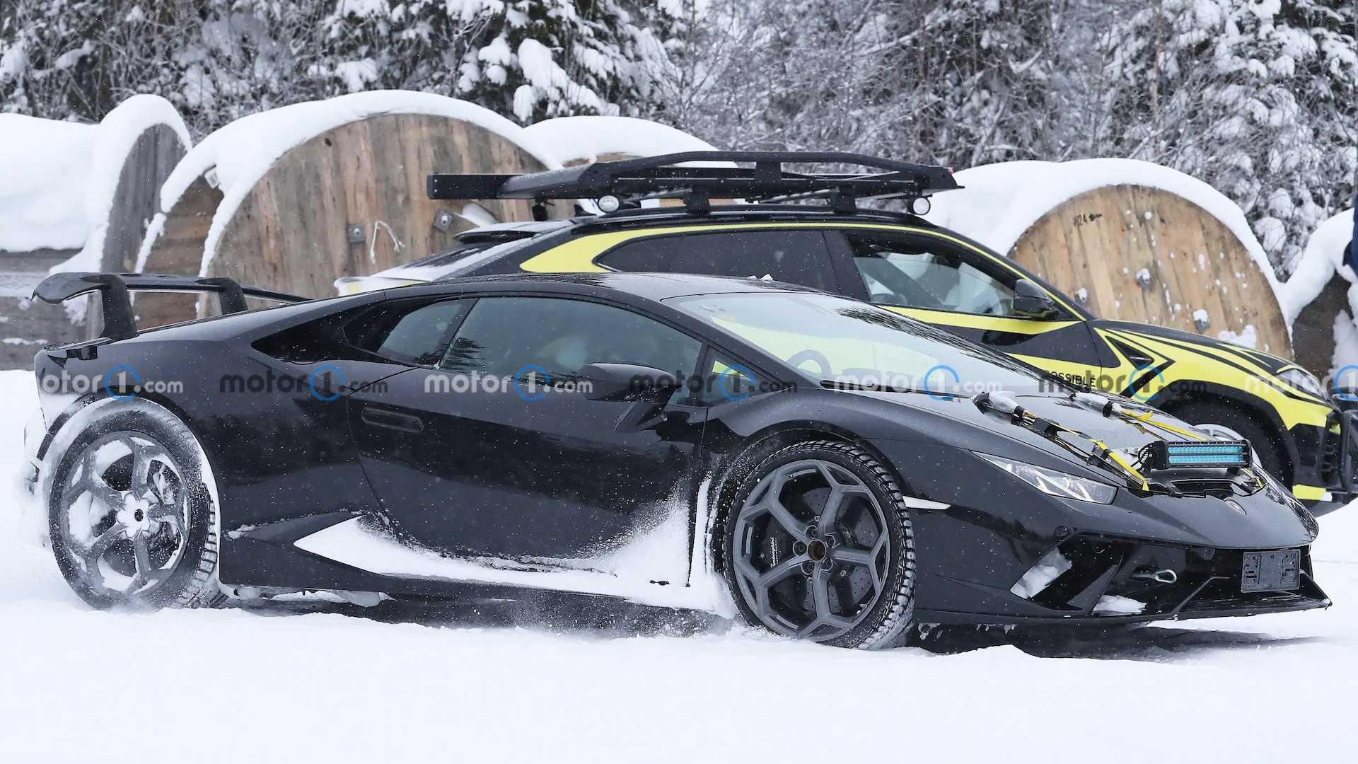 新的兰博基尼 Huracan 原型谍照曝光 酷似驯服的STO