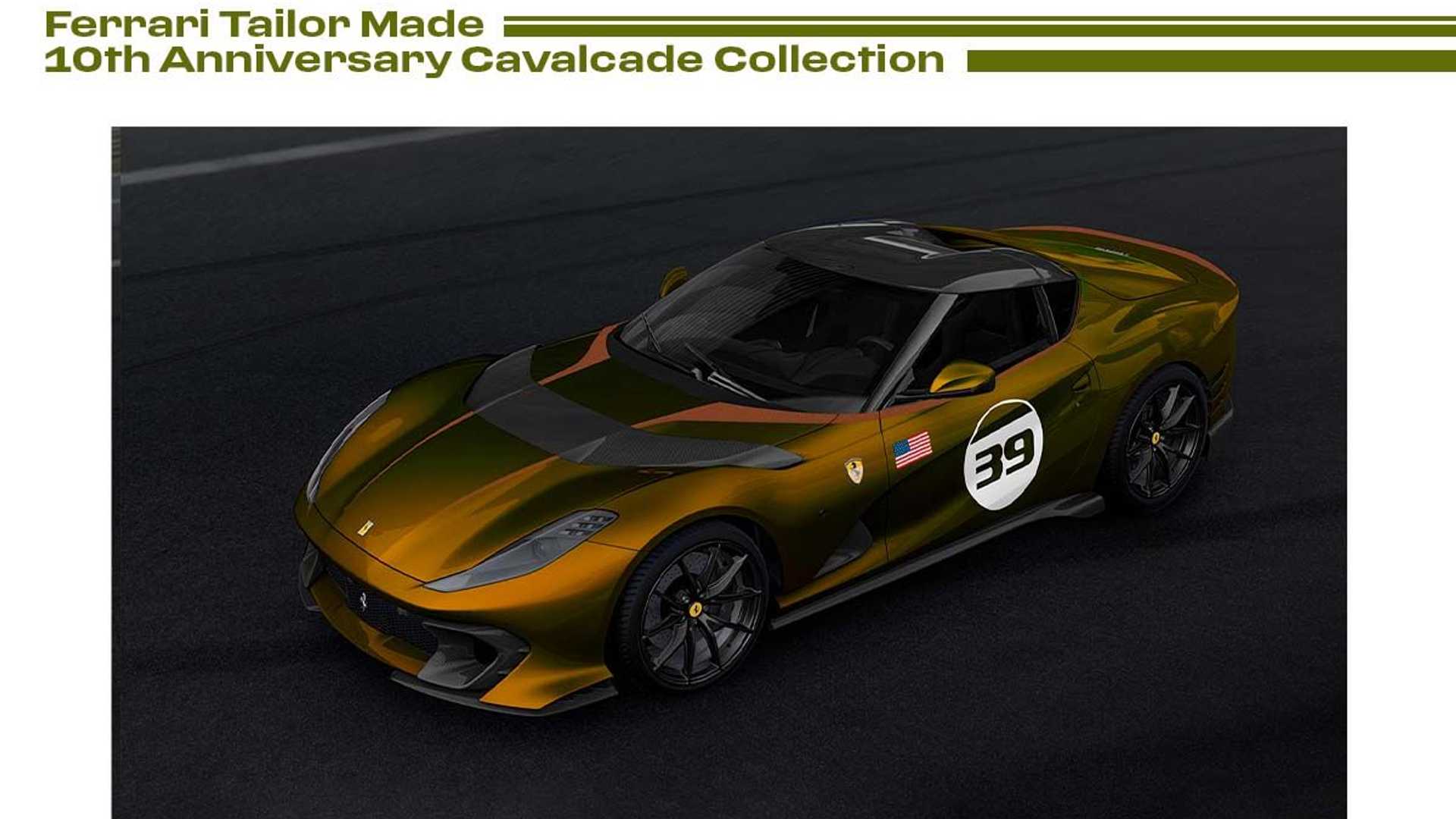 法拉利 Cavalcade 系列与 Verde Volterra 橙绿色相得益彰