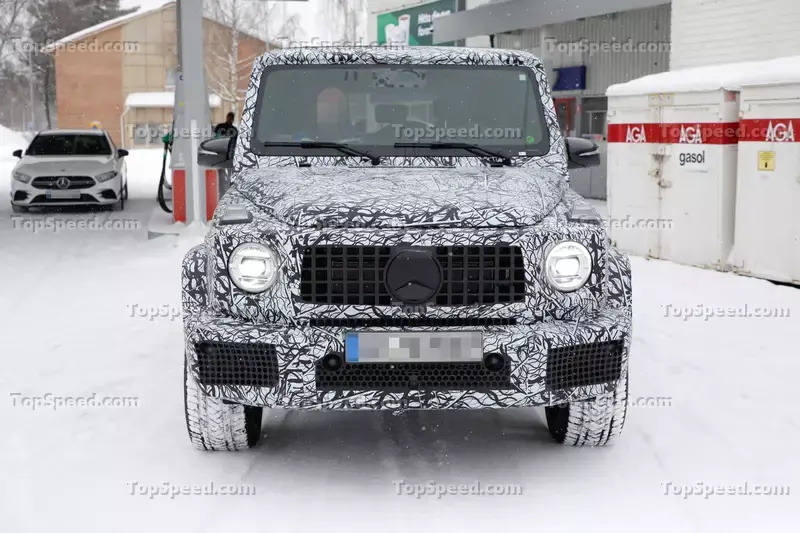 2023 梅赛德斯-AMG G63或将改款  谍照曝光