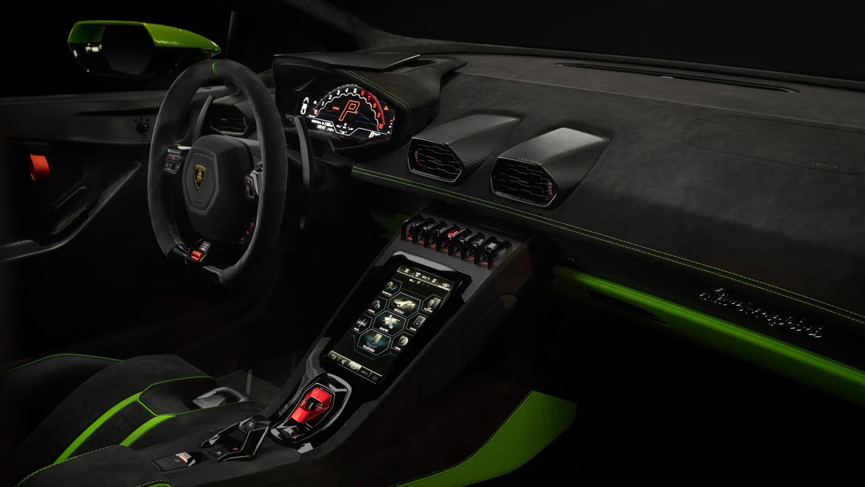 0-100km/h加速3.2秒 631马力 兰博基尼Huracán Tecnica官图发布