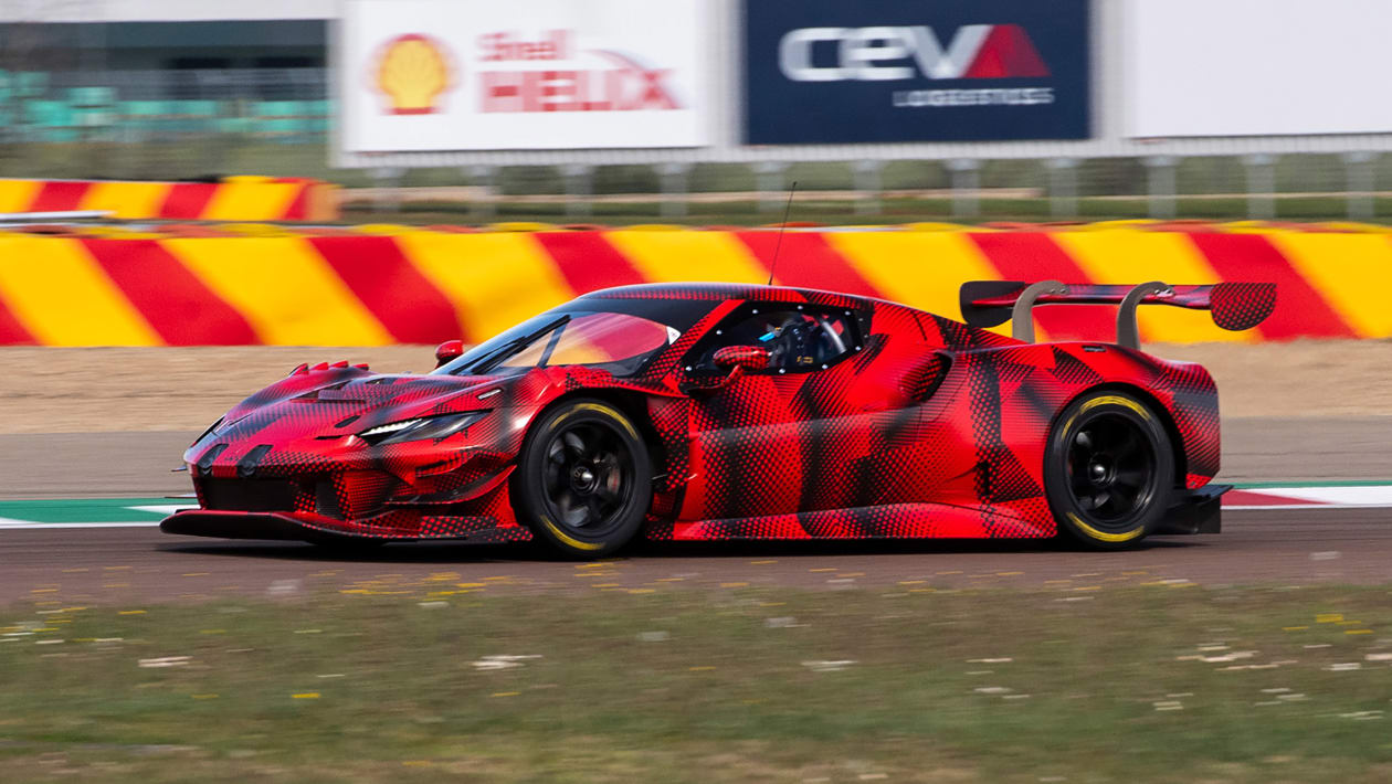 法拉利 296 GT3 开始在 Fiorano 进行测试