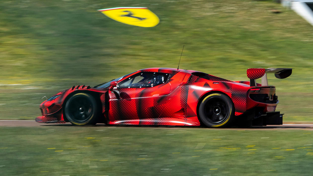 法拉利 296 GT3 开始在 Fiorano 进行测试